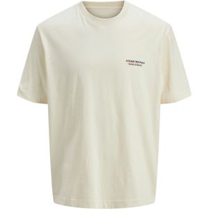 T-shirt - Ronde Hals - Korte Mouwen - Print Achterkant - Losse Pasvorm