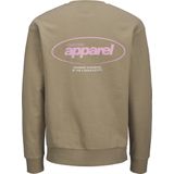 Jack & Jones Sweatshirt JJEBRADLEY GRAPHIC SWEAT CREW NOOS mit Front und Back Print