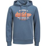 Hoodie - Geborstelde Stof - Zwart - 70% Katoen, 30% Polyester