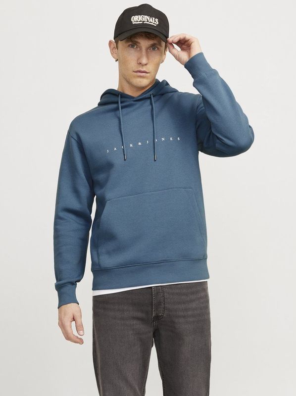 Jack & Jones Kapuzensweatshirt JJESTAR JJ SWEAT HOOD NOOS mit Logo Print im 3D Look