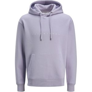 JACK & JONES - Star Hoodie - Pullover - Grijs - Katoen