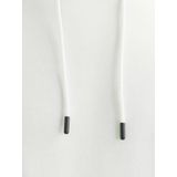 Hoodie - Geborsteld - Zwart - 61% Polyester, 39% Katoen