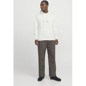 Hoodie - Geborsteld - Zwart - 61% Polyester, 39% Katoen