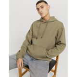 Jack&jones Jjebradley Sweat Hood Noos Heren Trui - Coriander