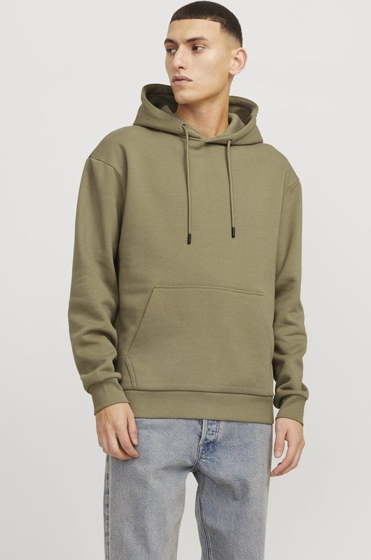 Jack&jones Jjebradley Sweat Hood Noos Heren Trui - Coriander