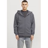Jack&jones Jjebradley Sweat Zip Hood Noos Heren Vest Castlerock