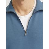 Jack & Jones Sweatshirt "JJEBRADLEY SWEAT HALF ZIP NOOS", mit Troyer Kragen