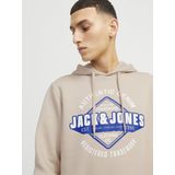 Jack & Jones - Logo 2 Col Hoodie - Groen - Katoen/Polyester