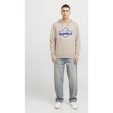 Jack & Jones - Logo 2 Col Hoodie - Groen - Katoen/Polyester