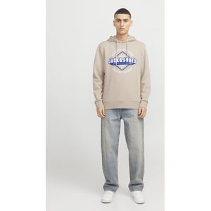 Jack & Jones Kapuzensweatshirt JJELOGO SWEAT HOOD 2 COL 24/25 NOOS mit Logo Print