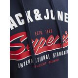 Sweatshirt mit Kapuze 2 Kragen mit Logo Jack & Jones