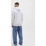 Jack & Jones - JJEBRYAN CORP LOGO SWEAT HOOD NOOS - Hoodie - Wit melange