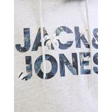 Jack & Jones - JJEBRYAN CORP LOGO SWEAT HOOD NOOS - Hoodie - Wit melange