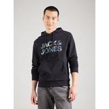 Jack & Jones Kapuzensweatshirt JJEBRYAN CORP LOGO SWEAT HOOD NOOS mit Logo Druck