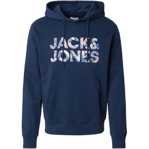 JACK&JONES JJEBRYAN CORP LOGO - Hoodie - Sky Captain - Sweatstof - Relaxed Fit