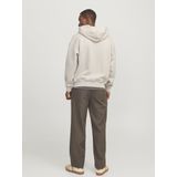 Hoodie - Licht Geborsteld - Zwart - 70% Katoen, 30% Gerecycled Polyester