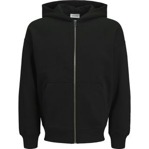 Heren - Hoodie - Geborsteld - Zwart - 70% Katoen, 30% Polyester