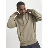 Hoodie - Grijs - Katoen - Losse Pasvorm