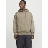 Hoodie - Grijs - Katoen - Losse Pasvorm