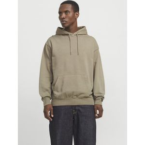 Hoodie - Grijs - Katoen - Losse Pasvorm