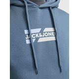 Jack & Jones Kapuzensweatshirt JJECORP GRAPHIC SWEAT HOOD NOOS mit Logo Print