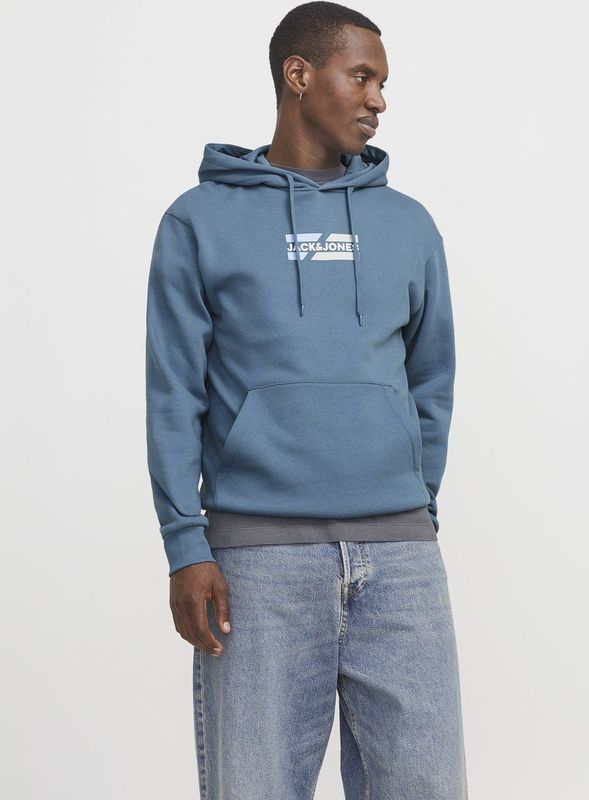 Jack&jones Jjecorp Graphic Sweat Hood Noos Heren Trui - Oceanview 01
