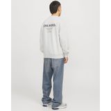 Sweatshirt - Licht Geborsteld - Ronde Hals - Lange Mouwen - Losse Pasvorm