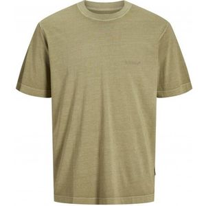 Jack & Jones Jack&Jones Jorvarenna Pigment Dye Tee Ss Crew Neck Silver Sage GROEN L