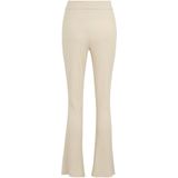 MAMALICIOUS high waist zwangerschaps flared broek ecru