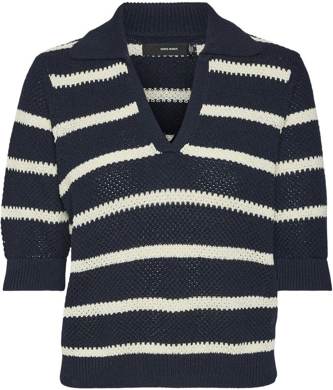 Vmamazing - Gebreide Pullover - V-Hals - Regular Fit - 2/4 Mouwen