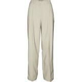 Vero Moda Broek Vmeli Hw Herringbone Straight Pants 10319631 Silver Mink/herringbon Dames