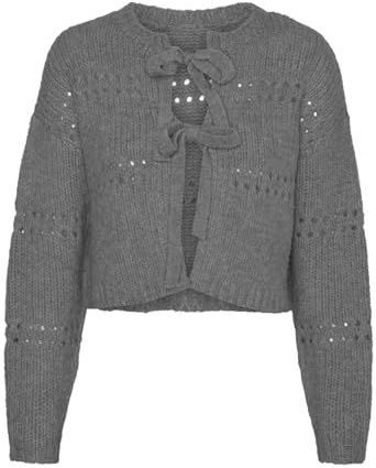 Vero Moda Vmadelina ls short two way cardigan melee