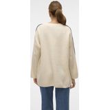 Vmzora - Gebreid Vest - V-Hals - Lange Mouwen - Knoopsluiting - Regular Fit