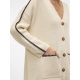 Vmzora - Gebreid Vest - V-Hals - Lange Mouwen - Knoopsluiting - Regular Fit