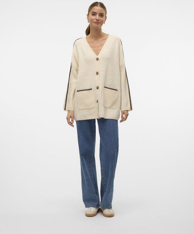 Vero Moda - Vmzora Ls v-Neck Cardigan Ga - Dames - Cardigans
