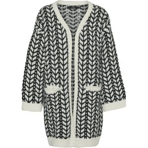 Vmcoretta - Gebreid Vest - O-hals - Lange Mouwen - Relaxed Fit