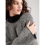 VERO MODA - VMNAOMI LS Highneck Pullover - Zwart - Gebreide Trui voor Dames