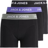 JACK&JONES - JACAXEL SOLID TRUNKS - Boxershorts - Zwart - 3 Pack