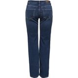 Jeans - Rechte Pijpen - Blauw - Katoen - Ritssluiting