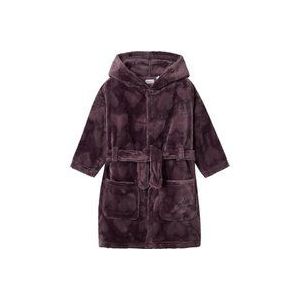 Badjas - Fluweel - Katoen - Voorzakken - Drukknoopsluiting