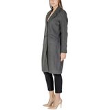 Vmfortunesara - Jas - Lang - Omkeerbaar - Knoopsluiting - Voorzakken - Volledig Gevoerd