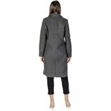 Vmfortunesara - Jas - Lang - Omkeerbaar - Knoopsluiting - Voorzakken - Volledig Gevoerd