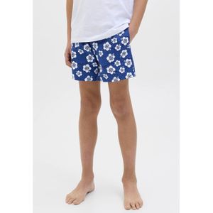 JACK & JONES JUNIOR zwemshort JPSTMAUI blauw/wit