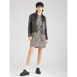 VERO MODA Jurk 'VMMerve'  beige / zwart