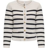 Only - ONLLAURA LIFE - Cardigan - Cloud Dancer - Lange Mouwen - Regular Fit