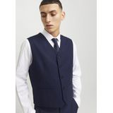 Gilets - Twill - Groen - 57% Gerecycled Polyester, 32% Wol
