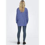 Only - Amparo Blouse - Blauw/Wit - Polyester/Viscose