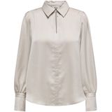 Only Blouse Onlsister Ls Pleat Detail Shirt Wvn 15344432 Moonbeam Dames Maat - M