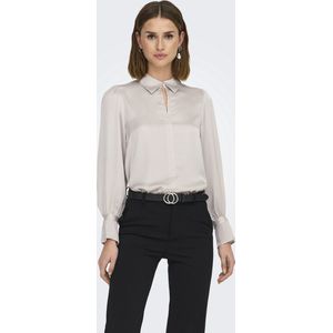 Only Blouse Onlsister Ls Pleat Detail Shirt Wvn 15344432 Moonbeam Dames Maat - M