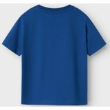 T-shirt - Rubberen Print - Jersey - Korte Mouwen - Regular Fit